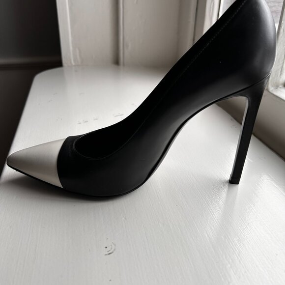 Saint Laurent B+W Stiletto Heel - Size 37 - Picture 6 of 9